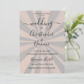 Creëer uw eigen aangepaste Deep Retro Sunburst Kaart (Staand voorkant)