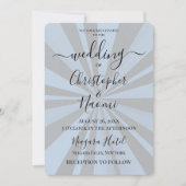 Creëer uw eigen aangepaste Deep Retro Sunburst Kaart (Voorkant)