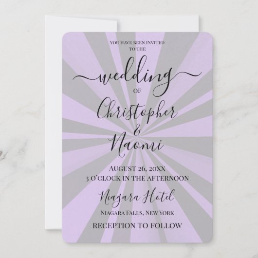 Creëer uw eigen aangepaste Deep Retro Sunburst Kaart (Voorkant)