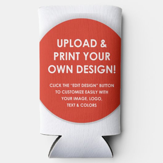 Creëer Uw eigen aangepaste dia Seltzer Blikjeskoeler (Voorkant)