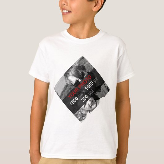 Creëer uw eigen aangepaste diagonaal t-shirt (Voorkant)