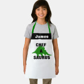 Creëer Uw eigen aangepaste dinosaurusdesign Kinder Schort (Insitu)