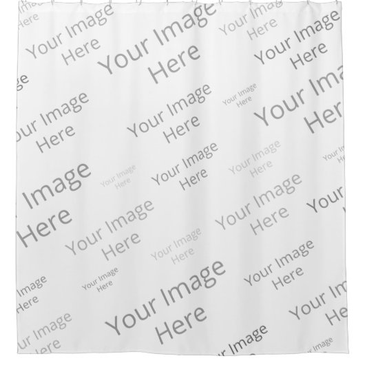 Creëer Uw eigen aangepaste douchevalk Douchegordijn (Voorkant)