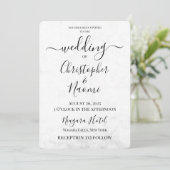 Creëer uw eigen aangepaste downloadbare bruiloft kaart (Staand voorkant)