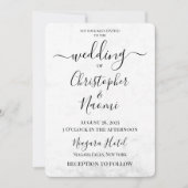 Creëer uw eigen aangepaste downloadbare bruiloft kaart (Voorkant)