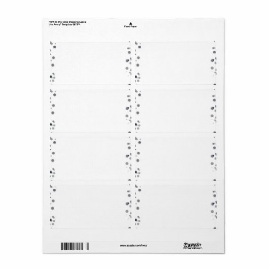 Creëer Uw eigen aangepaste Etiket (Full Sheet)