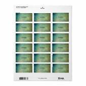 Creëer Uw eigen aangepaste  Etiket (Full Sheet)