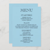 Creëer Uw eigen aangepaste evenement/restaurant me Menu (Voorkant / Achterkant)