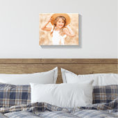 Creëer Uw eigen aangepaste familie foto Canvas Afdruk (Insitu (Slaapkamer))