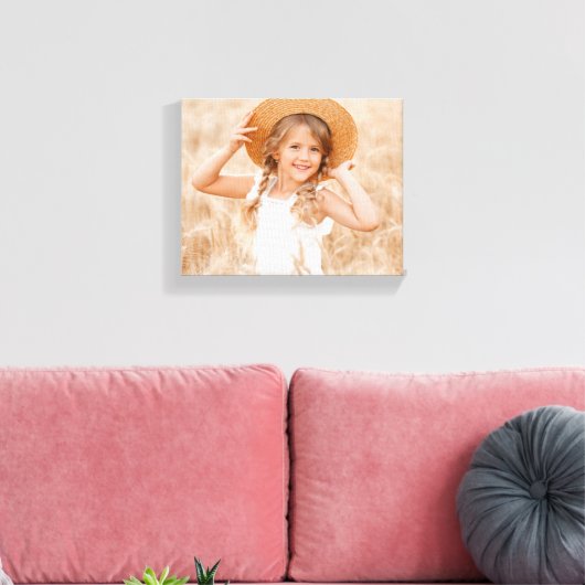 Creëer Uw eigen aangepaste familie foto Canvas Afdruk (Insitu (Woonkamer))
