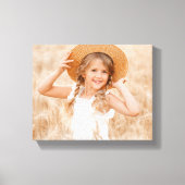 Creëer Uw eigen aangepaste familie foto Canvas Afdruk (Voorkant)