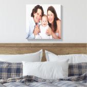 Creëer Uw eigen aangepaste familie foto Canvas Afdruk (Insitu (Slaapkamer))