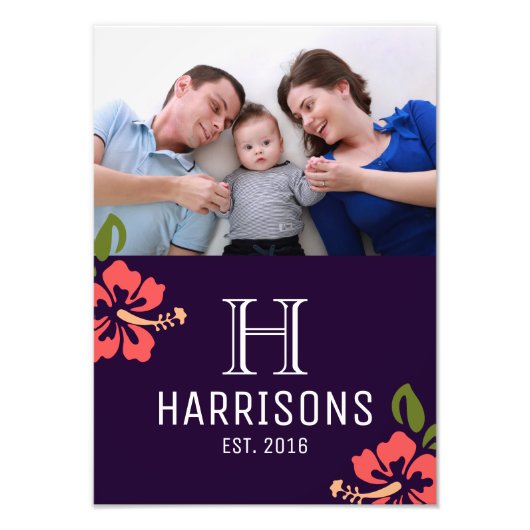 Creëer Uw eigen aangepaste familie foto Foto Afdruk (Voorkant)
