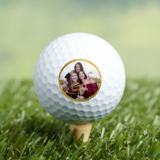 Creëer Uw eigen aangepaste familie foto Golfballen (Insitu Shirt)
