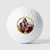 Creëer Uw eigen aangepaste familie foto Golfballen (Voorkant)