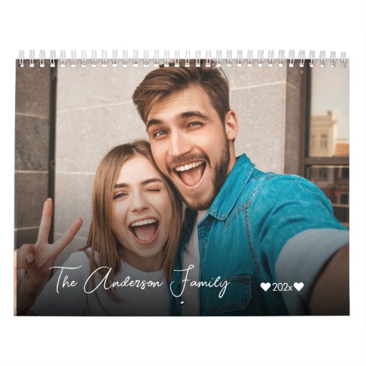 Creëer Uw eigen aangepaste familie foto Kalender (Hoes)