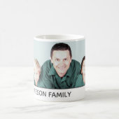 Creëer Uw eigen aangepaste familie foto Koffiemok (Center)