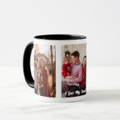 Creëer Uw eigen aangepaste familie foto Mok (Voorkant links)