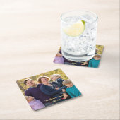 Creëer uw eigen aangepaste familie fotopapier Onde Kartonnen Onderzetters (Insitu)