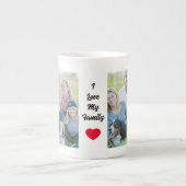 Creëer Uw Eigen Aangepaste Familie Foto's Porselein Kop (Voorkant)