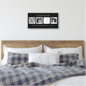 Creëer Uw eigen aangepaste familieportret Canvas Afdruk (Insitu (Slaapkamer))