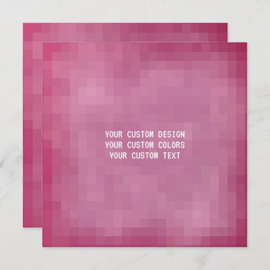 Creëer uw eigen aangepaste flatkaart (Voorkant / Achterkant)