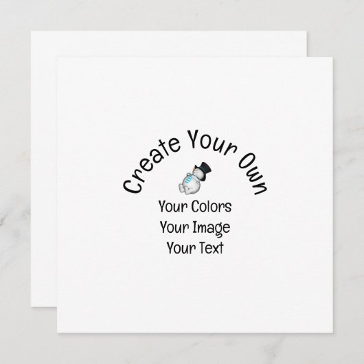 Creëer uw eigen aangepaste flatkaart (Voorkant / Achterkant)