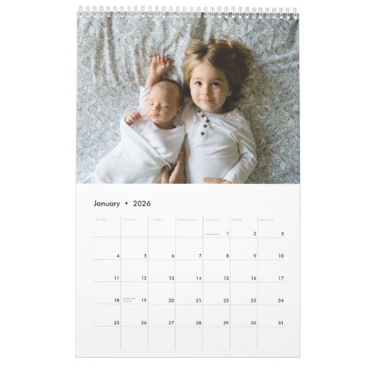 Creëer Uw Eigen Aangepaste Foto 2025 Middelgrote K Kalender (Jan 2026)
