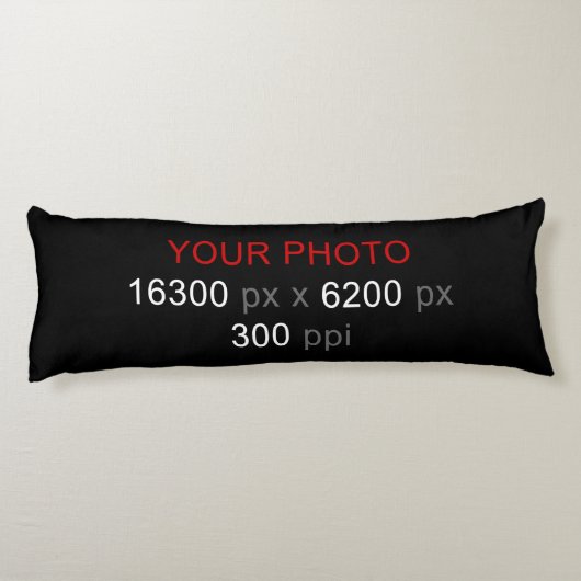 Creëer uw eigen aangepaste foto body kussen (Achterkant)