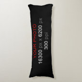 Creëer uw eigen aangepaste foto body kussen (Voorkant Verticaal)