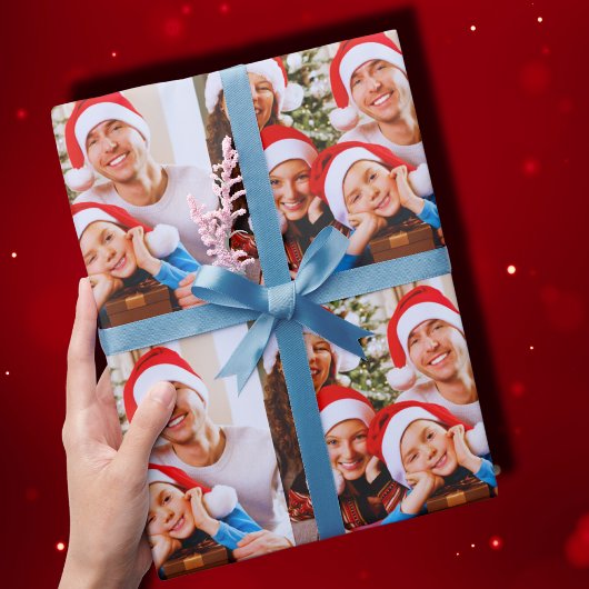 Creëer uw eigen aangepaste foto cadeau wrap cadeaupapier