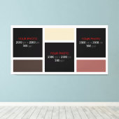 Creëer Uw eigen Aangepaste Foto Collage 001 Canvas Afdruk (Insitu (Houten vloer))