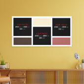 Creëer Uw eigen Aangepaste Foto Collage 001 Canvas Afdruk (Insitu (Woonkamer))