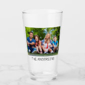 Creëer uw eigen aangepaste foto en naam glas (Voorkant)