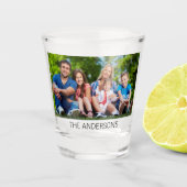 Creëer uw eigen aangepaste foto en naam shot glas (Voorkant)