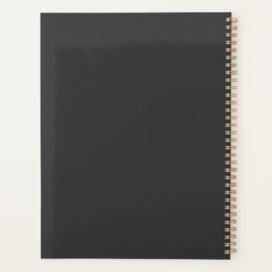 creëer uw eigen aangepaste foto en tekst planner (Achterkant)