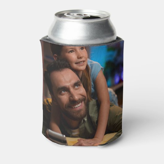 Creëer uw eigen aangepaste foto gepersonaliseerd blikjeskoeler (Blikje Achterkant)