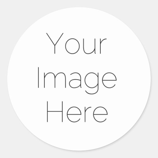 creëer uw eigen aangepaste foto gepersonaliseerd ronde sticker (Voorkant)