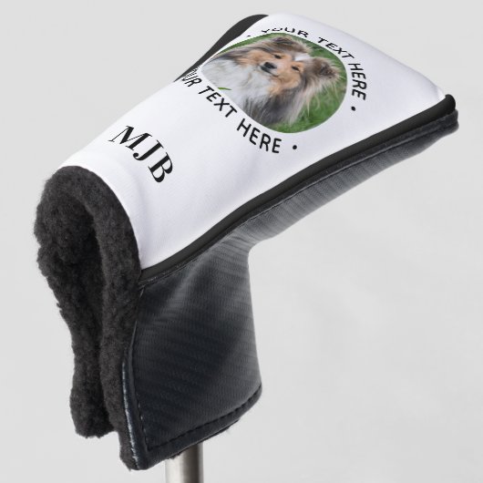 Creëer Uw eigen aangepaste foto gepersonaliseerde  Golfheadcover (3/4 voorkant)