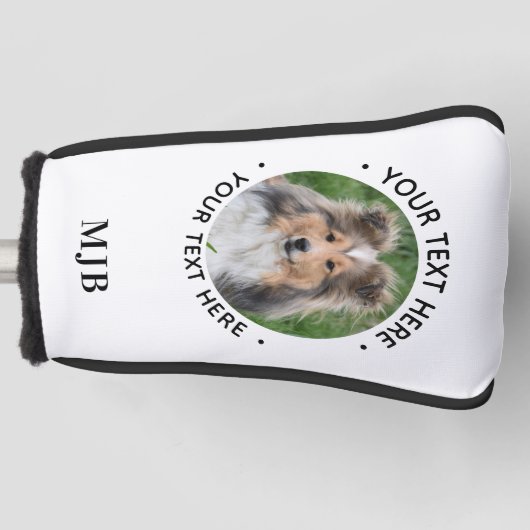 Creëer Uw eigen aangepaste foto gepersonaliseerde  Golfheadcover (Voorkant)