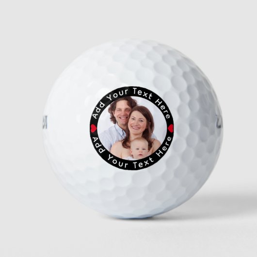 Creëer Uw eigen aangepaste foto Golf Balls Golfballen (Voorkant)