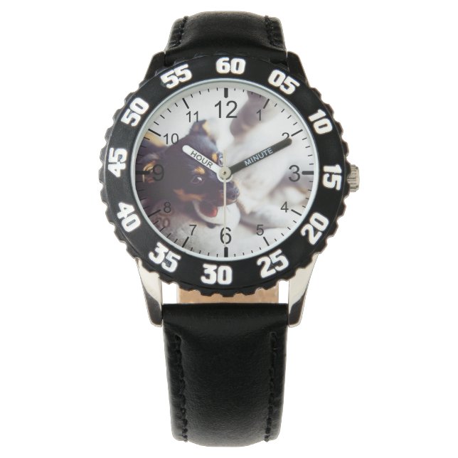 Creëer Uw eigen aangepaste foto Horloge (Voorkant)