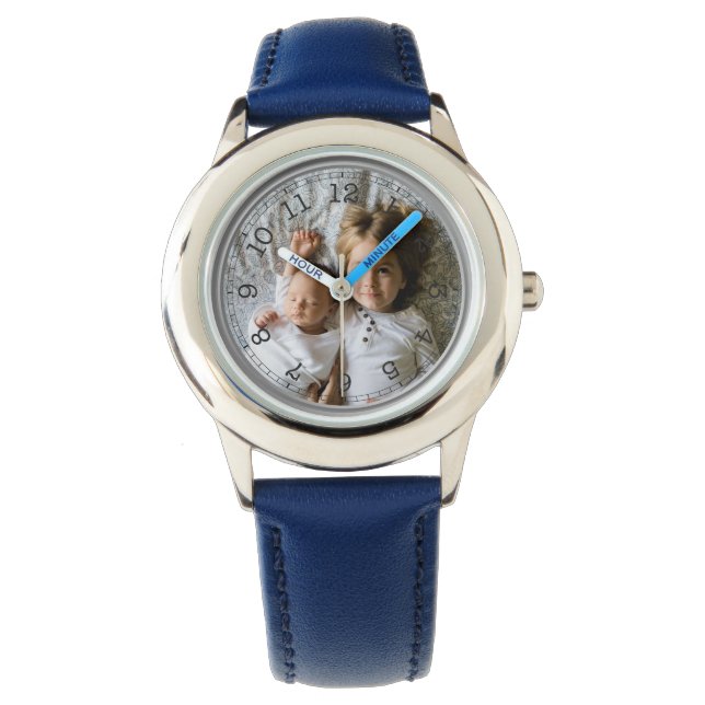 Creëer Uw eigen aangepaste foto Horloge (Voorkant)