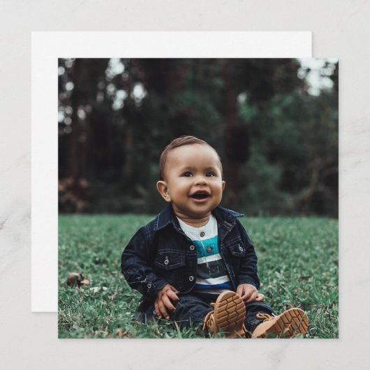 Creëer Uw eigen aangepaste foto Kaart (Voorkant / Achterkant)