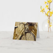 Creëer uw eigen aangepaste foto-notitiekaarten kaart (Gele Bloem)