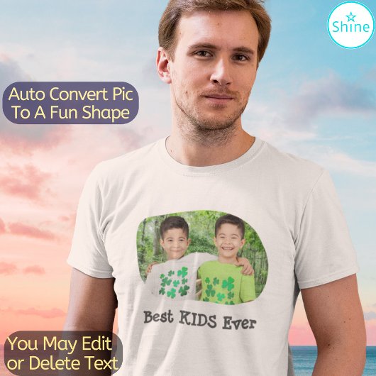 Creëer uw eigen aangepaste foto One of a Kind Afbe T-shirt