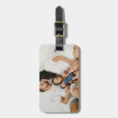 Creëer Uw eigen aangepaste foto op maat Bagagelabel (Voorkant verticaal)