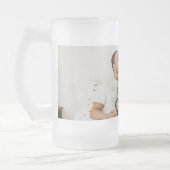 Creëer Uw eigen aangepaste foto op maat Matglas Bierpul (Links)