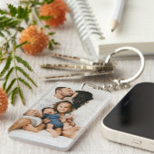 Creëer Uw eigen aangepaste foto op maat Sleutelhanger (Voorkant Rechts)