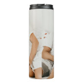 Creëer Uw eigen aangepaste foto op maat Thermosbeker (Achterkant)